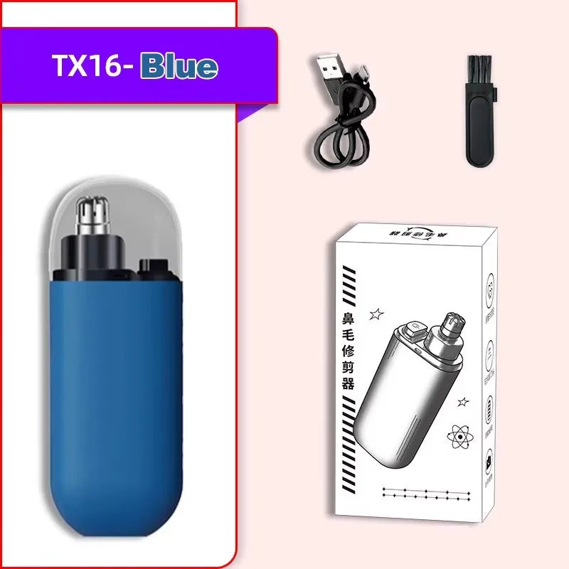 Rechargeable Electric Nose & Hair Trimmer – Multi-Function, Washable, Unisex