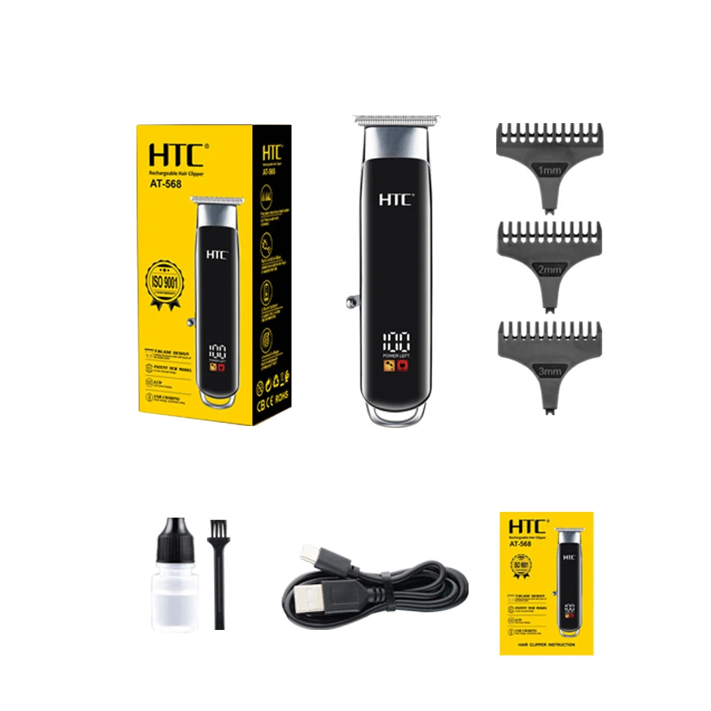 HTC AT-568 | USB Rechargeable Hair Trimmer