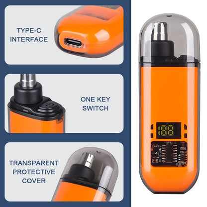 Rechargeable Nose & Hair Trimmer – Compact & Washable