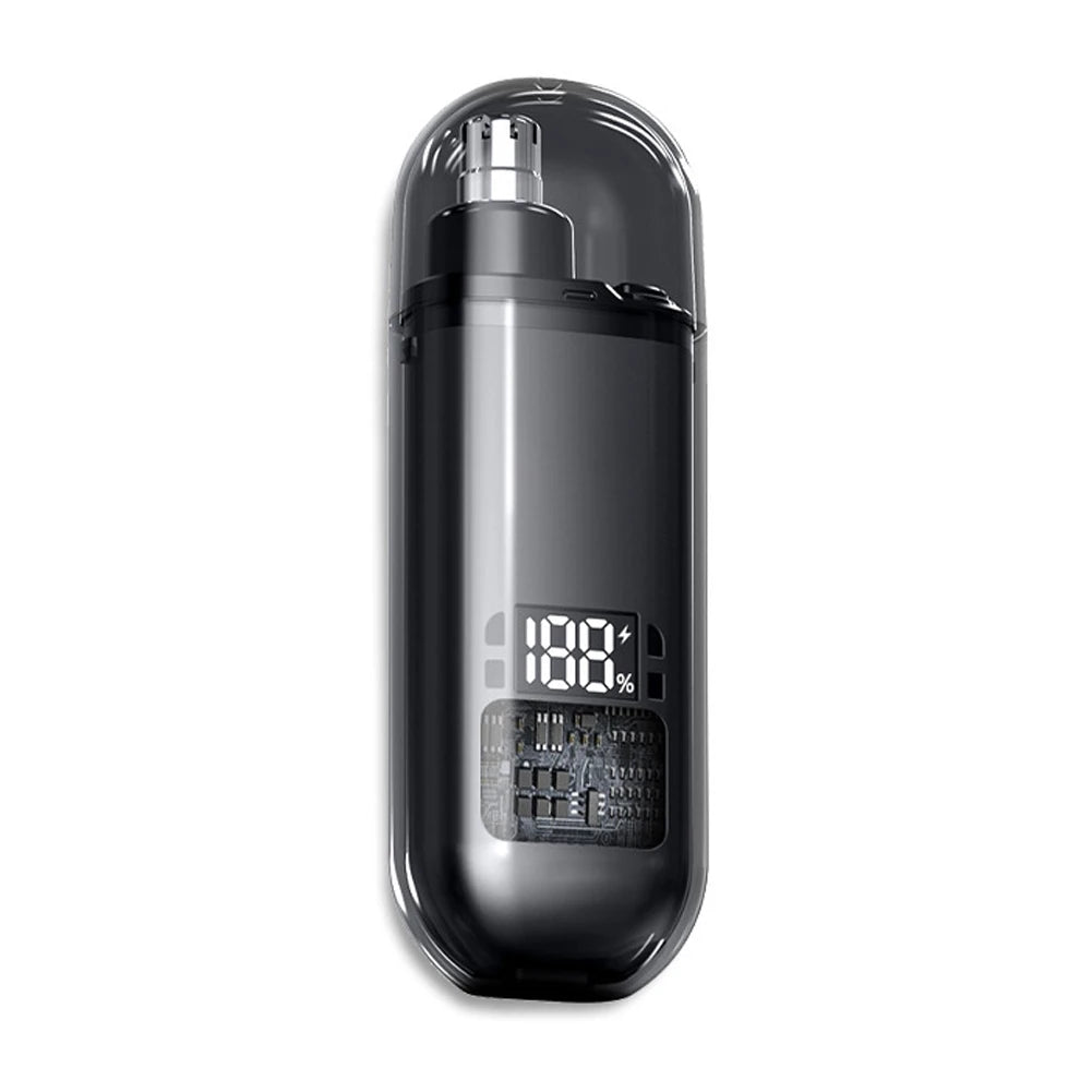 Portable Electric Nose Hair Trimmer – Type-C Charging, Rounded Blade, Men’s Mini Face Care Tool