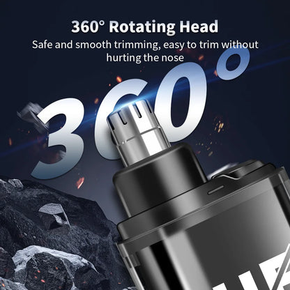 HIENA Mini Rechargeable Nose & Ear Hair Trimmer – Wet/Dry, Portable, Eyebrow Clipper