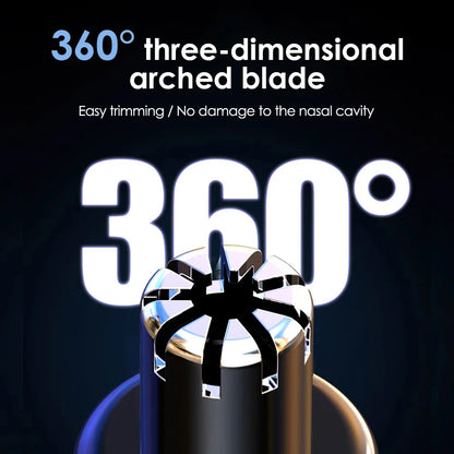 Rechargeable Electric Nose & Hair Trimmer – Multi-Function, Washable, Unisex