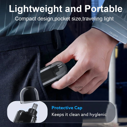 Mini Nose Hair Trimmer – USB Rechargeable & Painless
