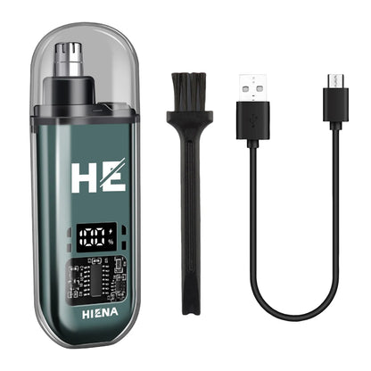 HIENA Mini Rechargeable Nose & Ear Hair Trimmer – Wet/Dry, Portable, Eyebrow Clipper