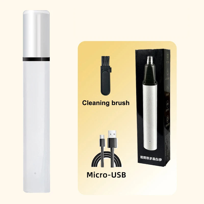 Rechargeable Nose & Hair Trimmer – Compact & Washable
